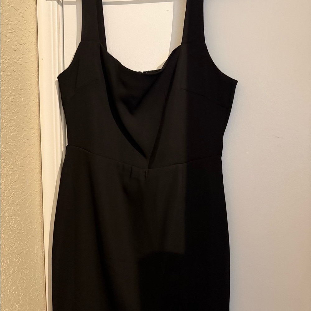 Babaton Black Mini Sleeveless Dress
